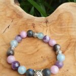 bracelet pour la serenité, la protection, la communication orné d'une panthère pour la force