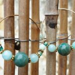 créole en amazonite pour etre entouré de belles énergies- L'alvéole des minéraux