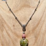 Cœur unakite L'alvéole des minéraux