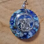 Pendentif orgonite Ganesh