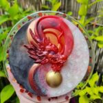 Dragon rouge orgonite