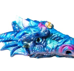 orgonite dragon atlante creation unique fait main alveole des minéraux