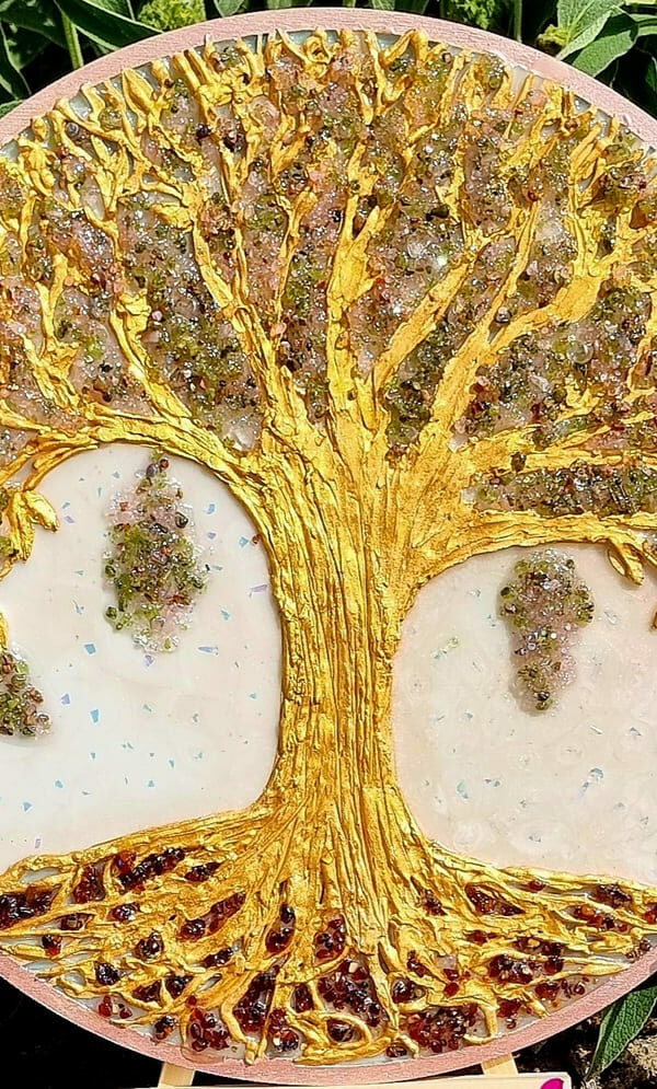 Tableau énergétique Arbre aux Mille Éclosions – 40 cm